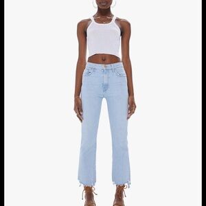 Mother The Insider Crop Step Chew Jean 28